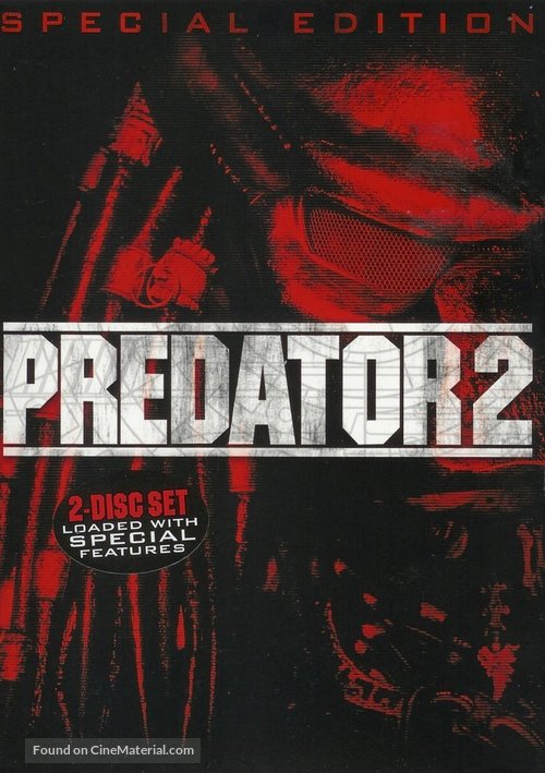 Predator 2 - DVD movie cover