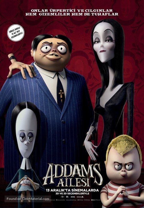 The Addams Family - Turkish Movie Poster