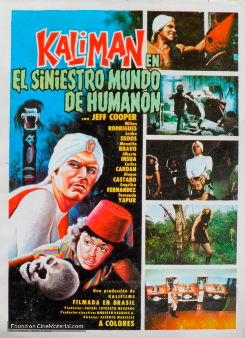 Kalim&aacute;n en el siniestro mundo de Human&oacute;n - Mexican Movie Poster