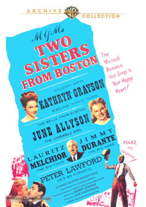 Two Sisters from Boston - DVD movie cover