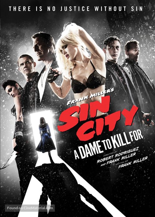 Sin City: A Dame to Kill For - DVD movie cover