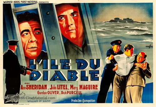 Alcatraz Island - French Movie Poster