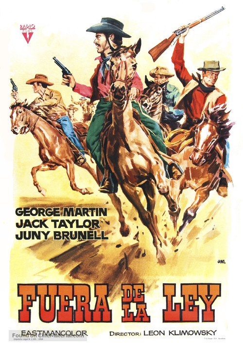Fuera de la ley - Spanish Movie Poster