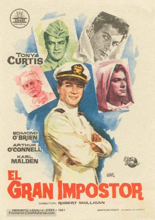 The Great Impostor - Spanish Movie Poster