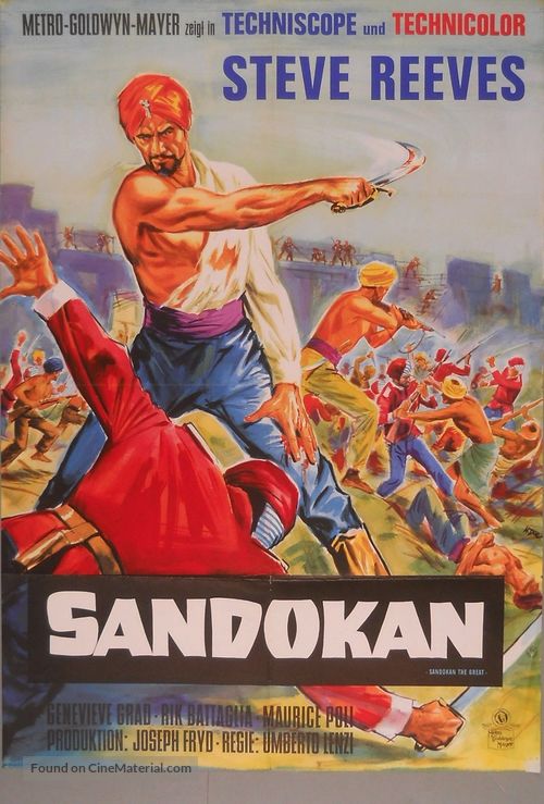 Sandokan, la tigre di Mompracem - German Movie Poster