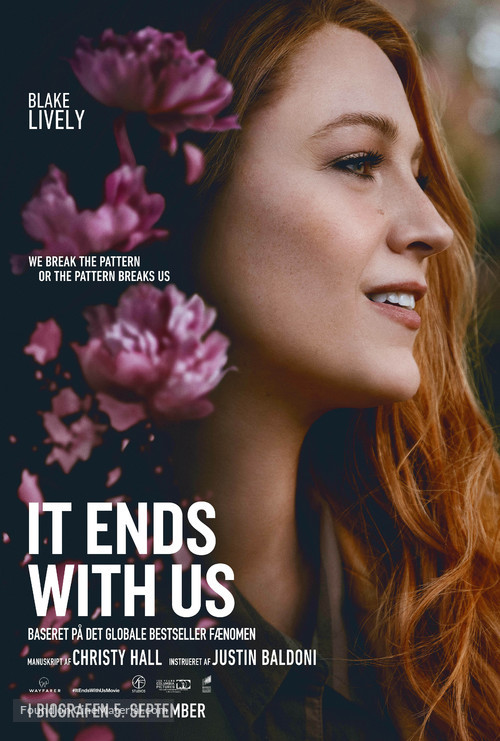 It Ends with Us - Danish Movie Poster