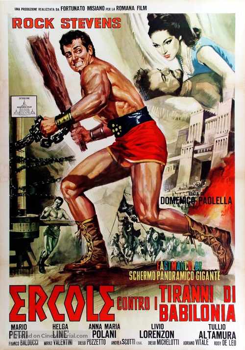 Ercole contro i tiranni di Babilonia - Italian Movie Poster