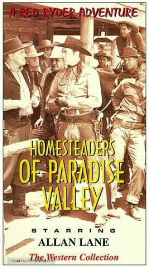 Homesteaders of Paradise Valley - VHS movie cover