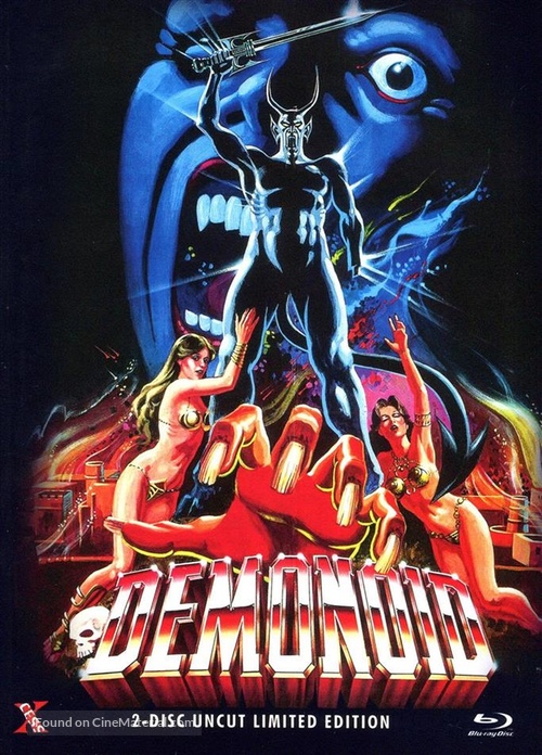 Demonoid, Messenger of Death - German Blu-Ray movie cover