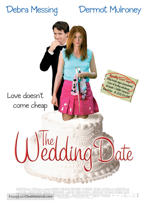 The Wedding Date - Danish Movie Poster