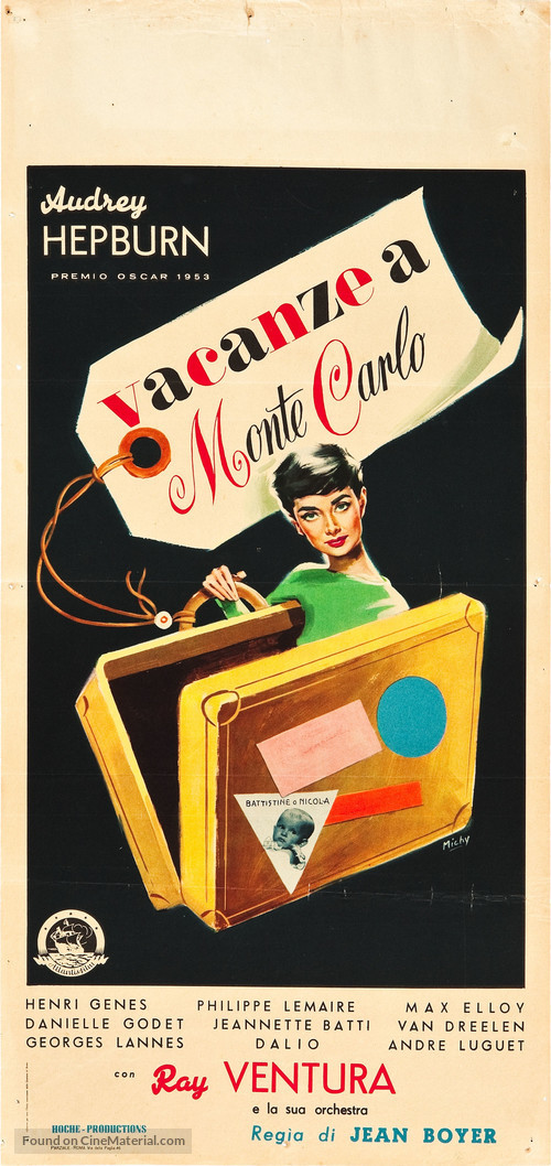 Monte Carlo Baby - Italian Movie Poster