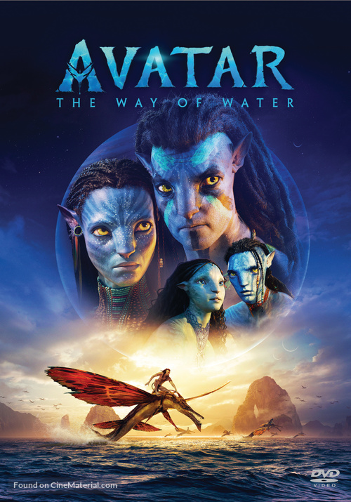 Avatar: The Way of Water - Czech DVD movie cover