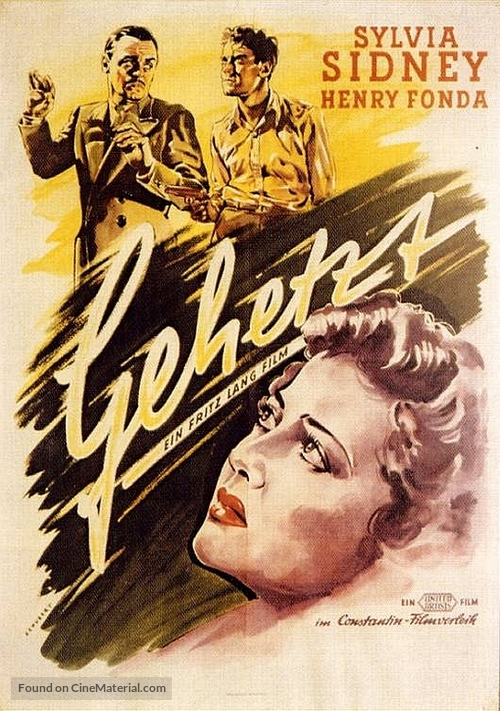 You Only Live Once - German Movie Poster