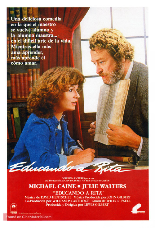 Educating Rita - Spanish Movie Poster