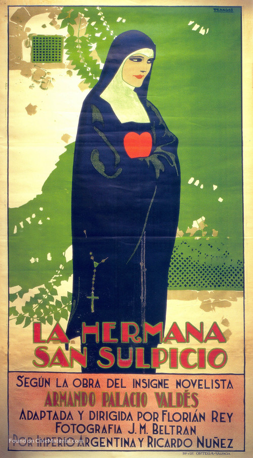 La hermana San Sulpicio - Spanish Movie Poster