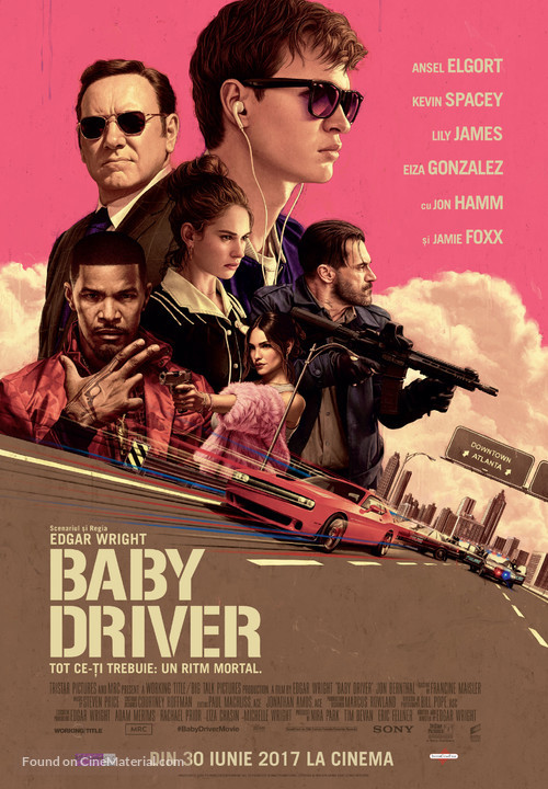 Baby Driver - Romanian Movie Poster