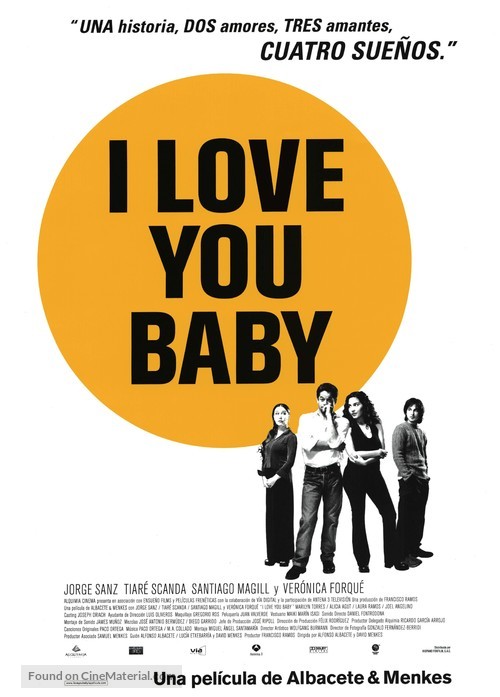 I Love You Baby - Spanish Movie Poster