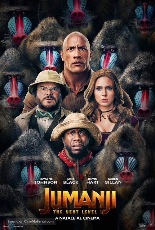 Jumanji: The Next Level - Italian Movie Poster