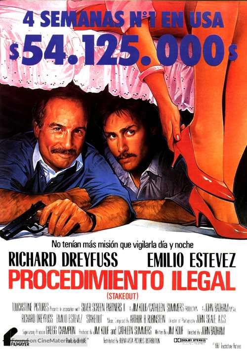 Stakeout - Spanish Movie Poster
