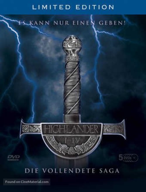 Highlander - German DVD movie cover