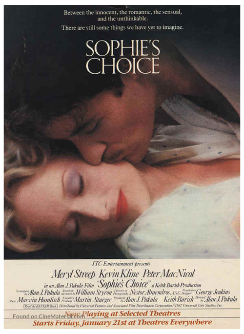 Sophie&#039;s Choice - Movie Poster