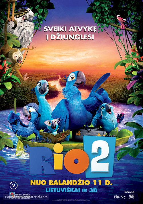 Rio 2 - Lithuanian Movie Poster