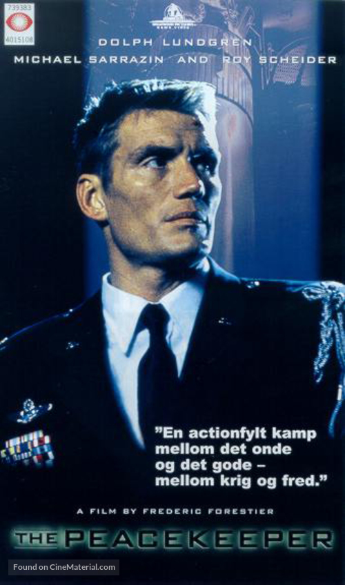 The Peacekeeper - Norwegian VHS movie cover