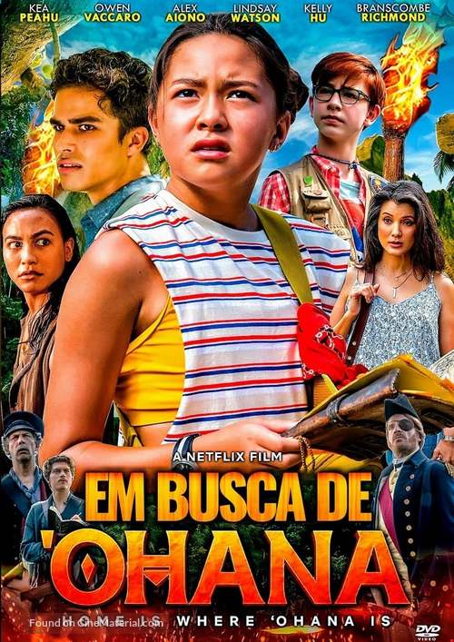 Finding Ohana - Brazilian DVD movie cover