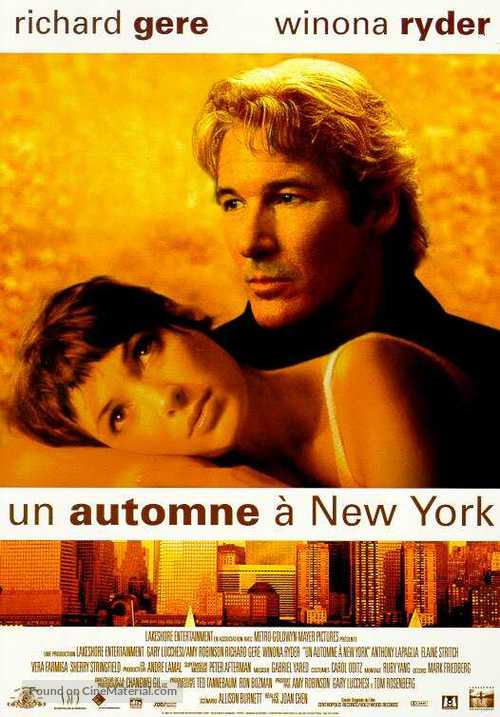 Autumn in New York - French Movie Poster