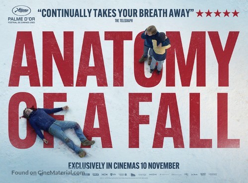 Anatomie d&#039;une chute - British Movie Poster