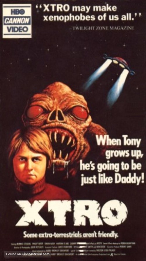 Xtro - VHS movie cover