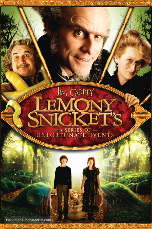 Lemony Snicket&#039;s A Series of Unfortunate Events - DVD movie cover