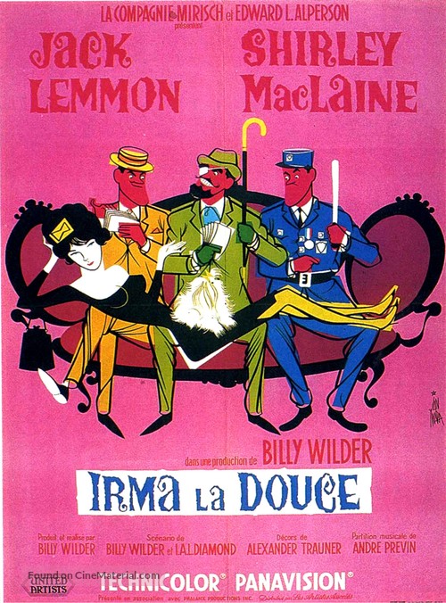 Irma la Douce - French Movie Poster