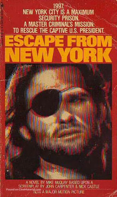 Escape From New York - VHS movie cover