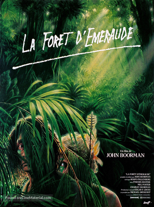 The Emerald Forest - French Movie Poster