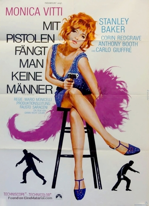 La ragazza con la pistola - German Movie Poster