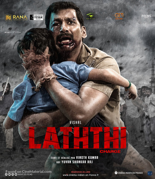 Laththi - French Movie Poster