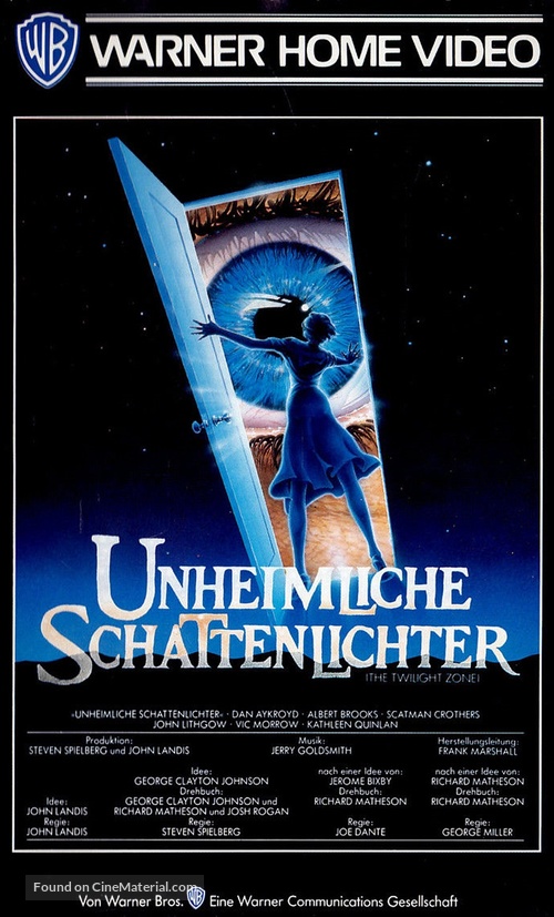 Twilight Zone: The Movie - German VHS movie cover
