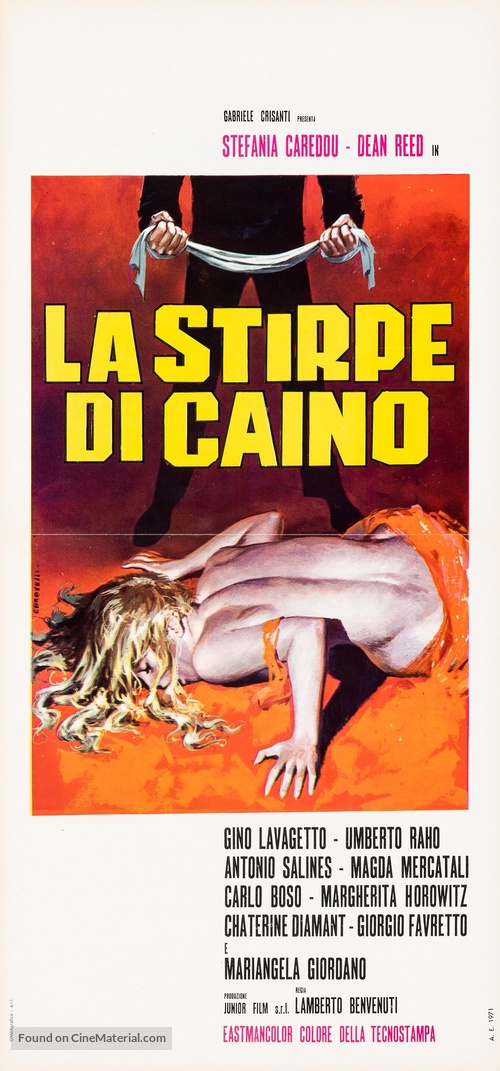 La stirpe di Caino - Italian Movie Poster