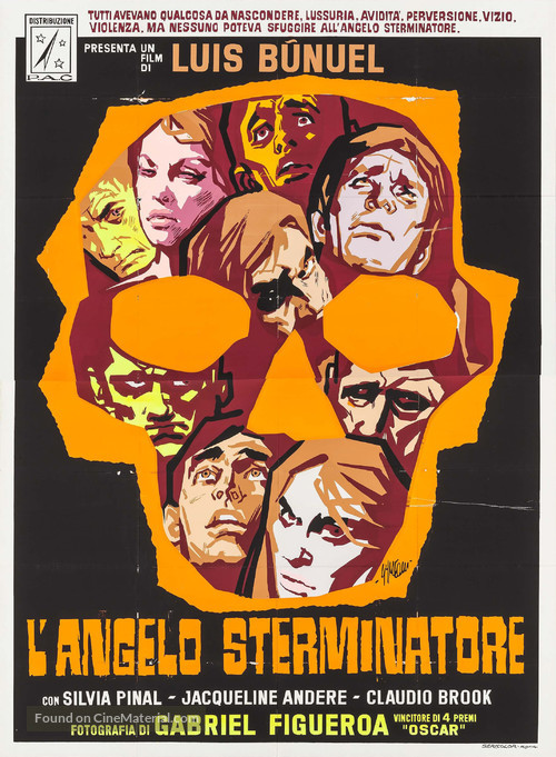 &Aacute;ngel exterminador, El - Italian Movie Poster