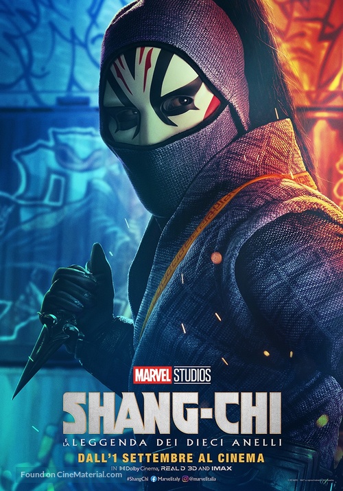 Shang-Chi and the Legend of the Ten Rings - Italian Movie Poster
