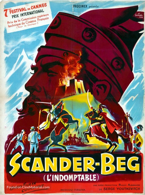 Velikiy voin Albanii Skanderbeg - French Movie Poster