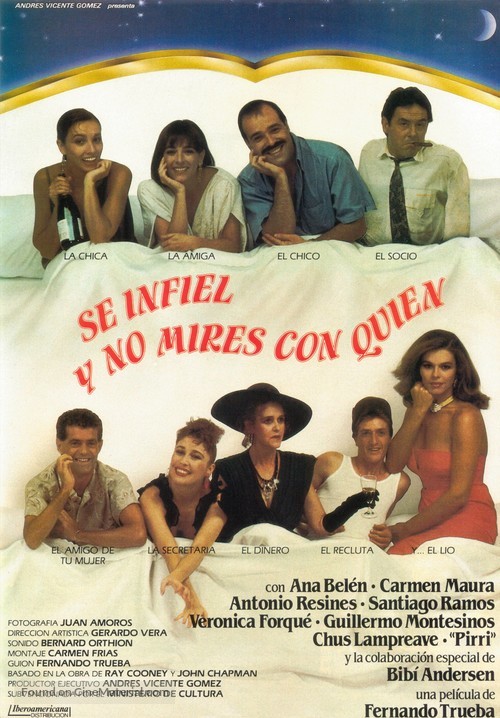 S&eacute; infiel y no mires con qui&eacute;n - Spanish Movie Poster