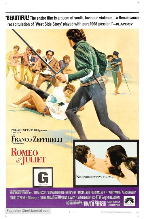 Romeo and Juliet - Movie Poster