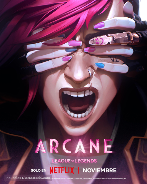 &quot;Arcane: League of Legends&quot; - Spanish Movie Poster