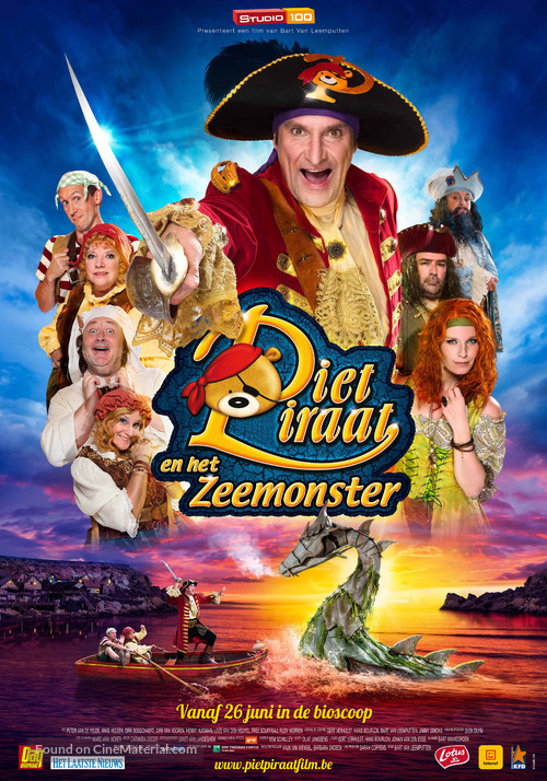 Piet Piraat en het Zeemonster - Belgian Movie Poster