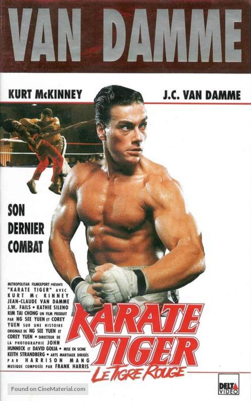 No Retreat, No Surrender - French VHS movie cover