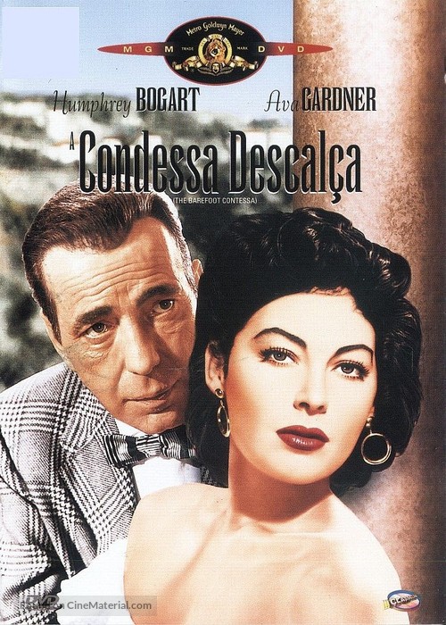 The Barefoot Contessa - Brazilian DVD movie cover