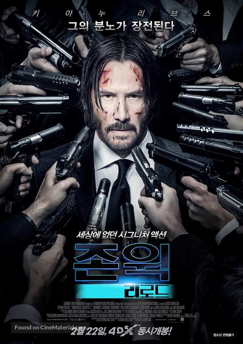 John Wick: Chapter Two - South Korean Movie Poster