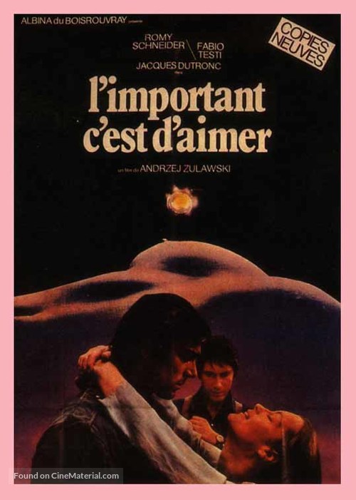 L&#039;important c&#039;est d&#039;aimer - French DVD movie cover